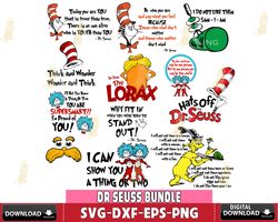Dr Seuss Bundle SVG , Dr Seuss Bundle Svg, for Cricut, Silhouette, digital Download, file cut , Instant Download