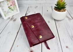 6 ring leather binder A5 or A6