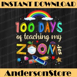Happy 100th Day Of School Space Funny Teacher Student Kids PNG