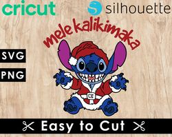 Lilo and Stich Christmas Svg Files, Lilo Stich Svg Files, Vector Png Images, SVG Cut Files for Cricut, Clipart Bundle