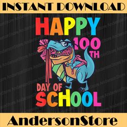 Funny T-REX 100th day for teacher / kids 100 day of school PNG