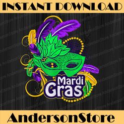 Mardi Gras Mardi Gras 2022 Beads Mask Feathers Mardi Gras Festival, Louisiana Party, Happy Mardi Gras PNG