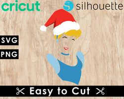 Cinderella Christmas Svg Files, Cinderella Svg Files, Vector Png Images, SVG Cut Files for Cricut, Clipart Bundle