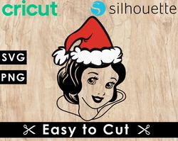 Princess Christmas Svg Files, Princess Svg Files, Vector Png Images, SVG Cut Files for Cricut, Clipart Bundle