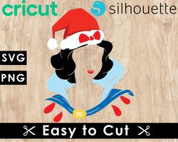 Snow White Christmas Svg Files, Snow White Svg Files, Vector Png Images, SVG Cut Files for Cricut, Clipart Bundle