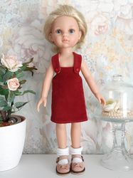 Paola Reina doll suspenders skirt clothes doll clothes for Paola Reina