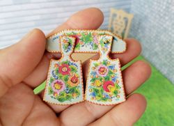 Puppet miniature. A set of boards for the doll's kitchen. 1:12. Handmade.