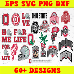 Bundle 15 Files Ohio State Buckeyes Football Team svg, Ohio State Buckeyes svg, N C A A Teams svg, N C A A Svg, Png, Dxf