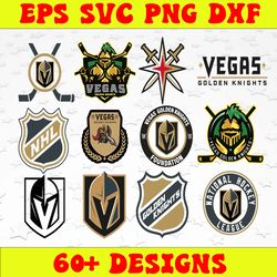 Bundle 12 Files Vegas Golden Knights Hockey Team Svg, Vegas Golden Knights Svg, NHL Svg, NHL Svg, Png, Dxf, Eps