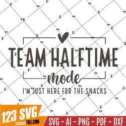 Football Game Day SVG PNG PDF, Football Svg, Team Halftime Svg, Funny Football Svg, Football Cut Files, I'm Just Here Fo
