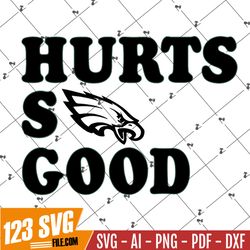 Hurts so good SVG PNG Football Eagles Philly Retro Philadelphia Digital Download