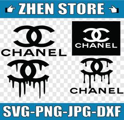 Chanel Svg, Chanel Cut Files, Logo Chanel Svg, Silhouette Svg
