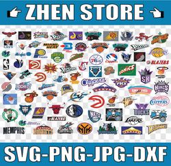 NBA Logo Bundle SVG, Nba Svg, Basketball svg, Png, Svg, Jpg, Eps, Dxf, Digital Download, Digital Design