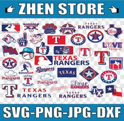 Texas Rangers Svg, Baseball Clipart, Cricut Texas svg, Rangers svg, Cutting Files, MLB svg, Instant Download