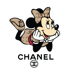 Chanel minnie disney fashion Svg, Chanel brand Logo Svg, Chanel Logo Svg, Fashion Logo Svg, File Cut Digital Download