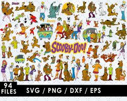 Scooby Doo Svg Files, Scooby Doo Png Files, Vector Png Images, SVG Cut File for Cricut, Clipart Bundle Pack