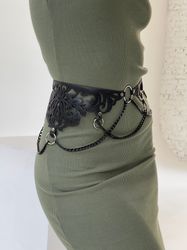 Genuine leather belt, women's belt, leather belt, laser cut belt, women's harness, leather harness, whip and cake