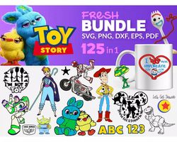 Toy Story Land SVG Files Toy Story Characters SVG Cut File Toy Story Land PNG Images Toy Story Layered Toy Story Clipart