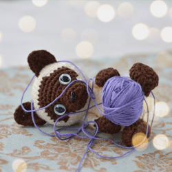 Cat crochet pattern, amigurumi Siamese cat tutorial, DIY mini Siamese cat, stuffed toy cat pattern