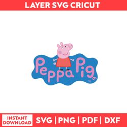 Display Elipse Peppa from Peppa Pig Lol George Pig Free Peppa Svg, Peppa Pig Svg, Png, pdf, dxf digital file