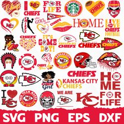 Kansas City Chiefs Football Team Svg, Kansas City Chiefs Svg, NFL Teams svg, NFL Svg, Png, Dxf Instant Download