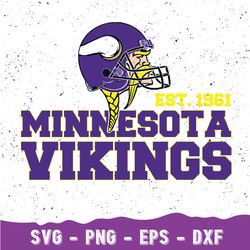 Vintage Minnesota Vikings NFL Football Crewneck Svg, Minnesota Vikings Svg, Vikings NFL Football Purple Yellow Svg