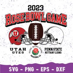 2022 utah penn state rose bowl-college football gameday svg, utah football rose bowl svg, utah penn state svg, football