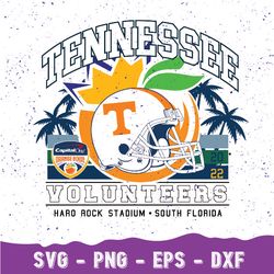 2022 Tennessee Orange Bowl Crewneck Svg, Svg, Tennessee-vs Clemson College Football Playoff 2022 Svg, Vols Orange Bowl S