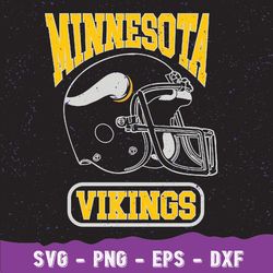 Vintage Vikings Football Crewneck Svg, Vikings Football Svg, Retro Vikings Svg, Football 90s Svg, Sun-day Football