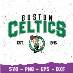 Vintage Boston Celtics EST 1946 Svg, Boston Celtics Svg, Basketball 2022-23 Svg, Vintage Svg, Vintage Svg