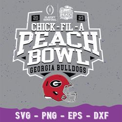 2022 Georgia Football Champions Peach bowl Svg, Georgia vs Ohio State, Peach bowl Svg, Georgia Football Semi-Playoff, Pe