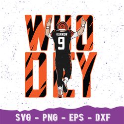 Who Dey 2 Pack Svg, Digital Download