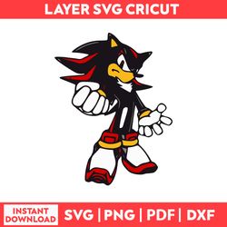 Shadow DrawThe Hedgehog Sonic Cliparts Svg, Png, pdf, dxf digital file