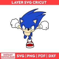 Movie Sonic By Adventure Sonic The Hedgehog He Hedgehog Sonic Cliparts Svg, Png, pdf, dxf digital file