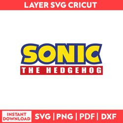 Sonic The Hedgehog Anniversary By He Hedgehog Sonic Cliparts Svg, Png, pdf, dxf digital fille