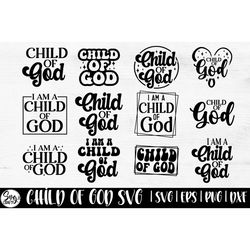 Child of God SVG, I am a Child of God SVG, Religious Shirt SVG, Christian Quotes Svg