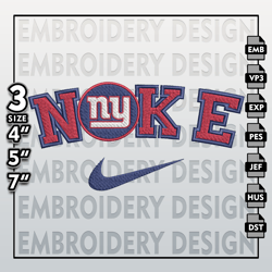 New York Giants Embroidery Files, NFL Logo Embroidery Designs, NFL Giants, NFL Machine Embroidery Designs