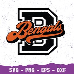 Bengals Svg, Football Svgs, Champions Svg, Playoffs Svg, College Gift, Sports Svg, Game Day Svg, Sports Fan Svg