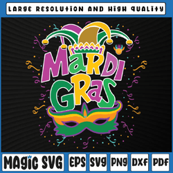Mardi Gras Svg, Mardi Gras 2023 Beads Mask Svg, Mardi Gras Carnival, Digital Download