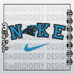 Carolina Panthers Embroidery Files, NFL Logo Embroidery Designs, NFL Panthers, NFL Machine Embroidery Designs