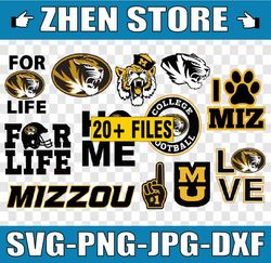 Missouri Tigers Football svg, football svg, silhouette svg, cut files, College Football svg, ncaa logo svg,