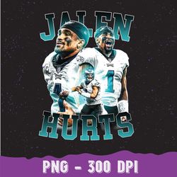 Jalen Hurts Png, Digital Download, Jalen Hurts philadelphia Png