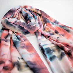 Pure cotton scarf for women Tie dye scarves