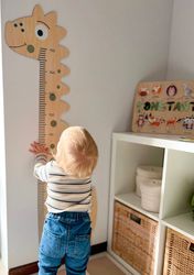 Dinosaur Growth Chart, Height Chart for Kids, Boy Nursery Decor, Baby Shower Gift, 3rd Birthday Gift, Kids Height Chart