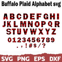 Vector of the Buffalo Plaid Alphabet, Font svg, Silhouette, Cricut Font, Bundle Font, Cute Fonts, Instant Download