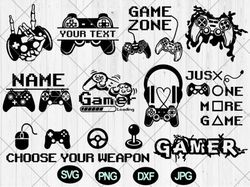 Gamer Svg Bundle, Gamer Controller Split Svg , Eps , Dxf , Digital Download