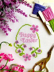 FLORAL EASTER EGG Ornament cross stitch pattern PDF by CrossStitchingForFun Instant Download, EASTER  EGG COLLECTION
