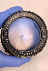 Very rare lens Carl Zeiss Jena Apo-Tessar 1:9 f 60cm Red T Large Format Made in Germany