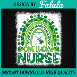 One Lucky Nurse Png, Lucky Rainbow Png, Saint Patricks One Lucky Nurse Png, Patrick Day Png, Digital download