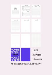 Crochet Journal, Printable Crochet Planner, Crochet Journal and Planner, Downloadable Planner